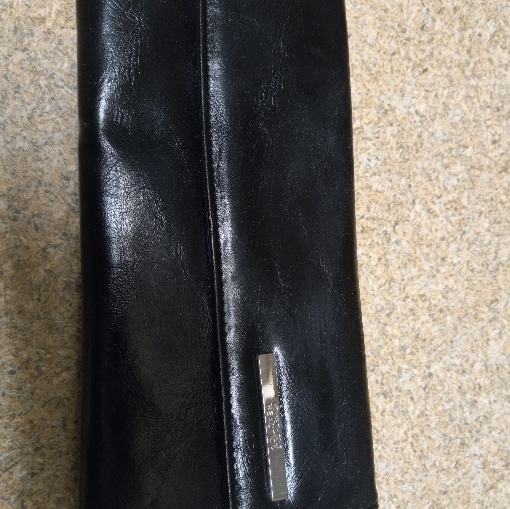 Kenneth Cole Reaction Brand Black Leather Wallet